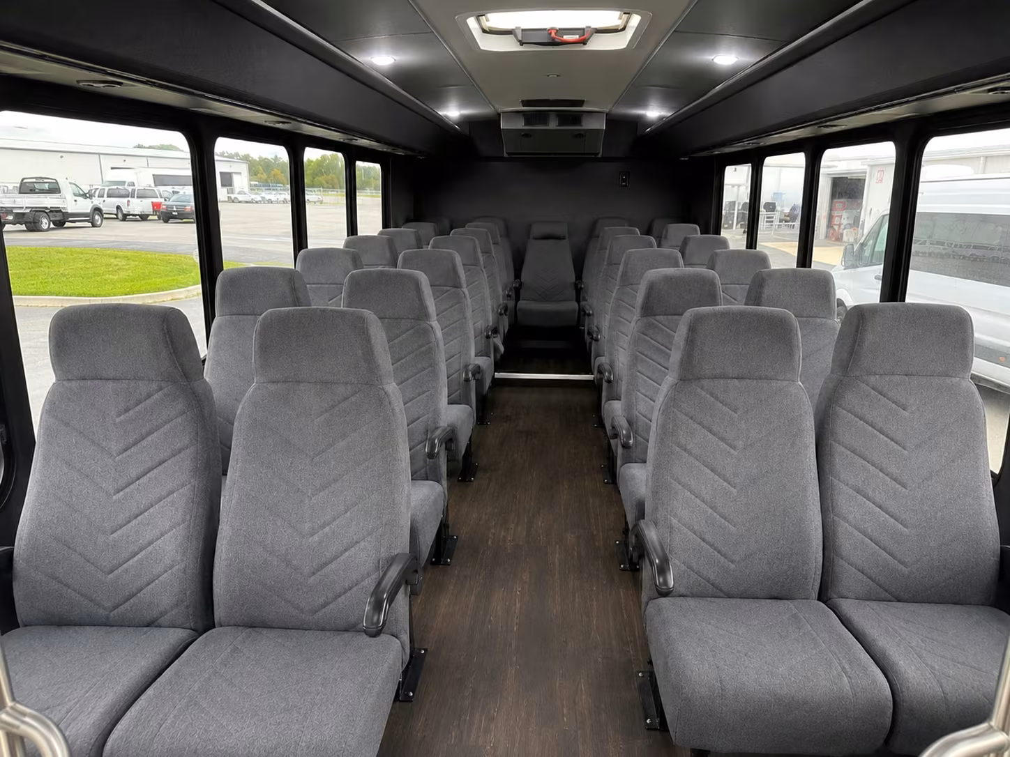 20 passenger minibus inside
