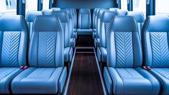 rio rancho 28 passenger minibus interior