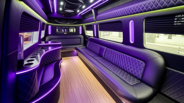rio rancho party bus rental inside