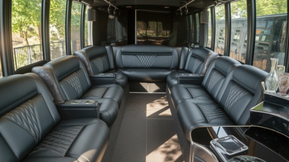 rio rancho party bus rental interior