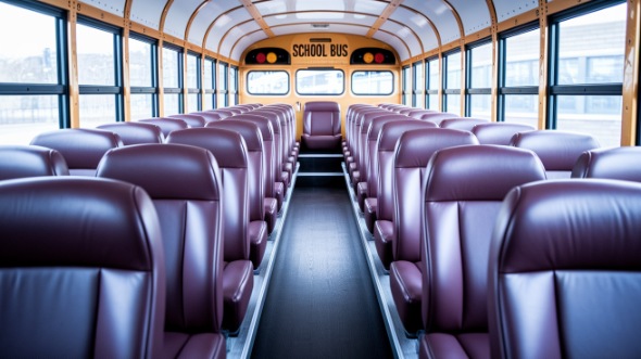 rio rancho school bus rental interior