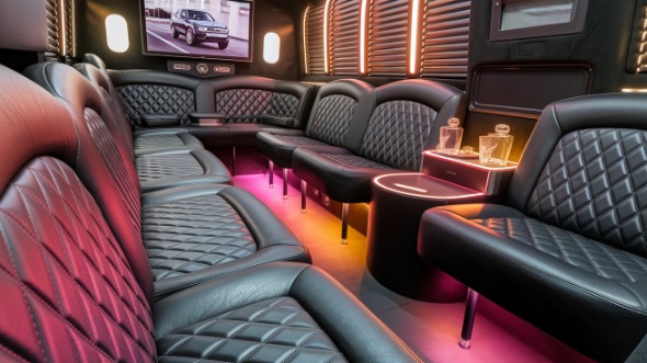 rio rancho sprinter limo rental interior